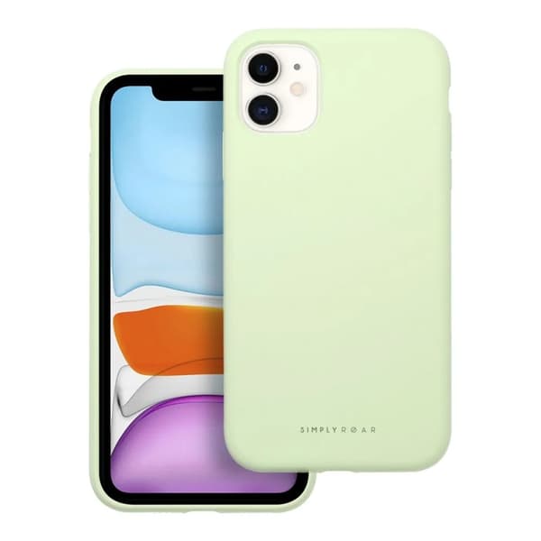 Roar iPhone 11 Cover Roar Cloud Skin - Lysegrøn Grön