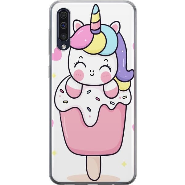 Mobilskal till Samsung Galaxy A50 med Glad enhörning