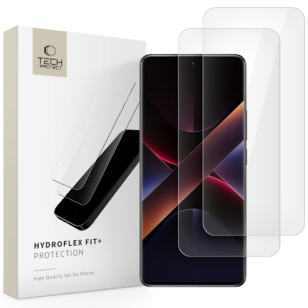 Tech-Protect [2-Pack] Xiaomi Redmi Note 14 Pro 5G Skärmskydd (HYDROGELFILM) Svart