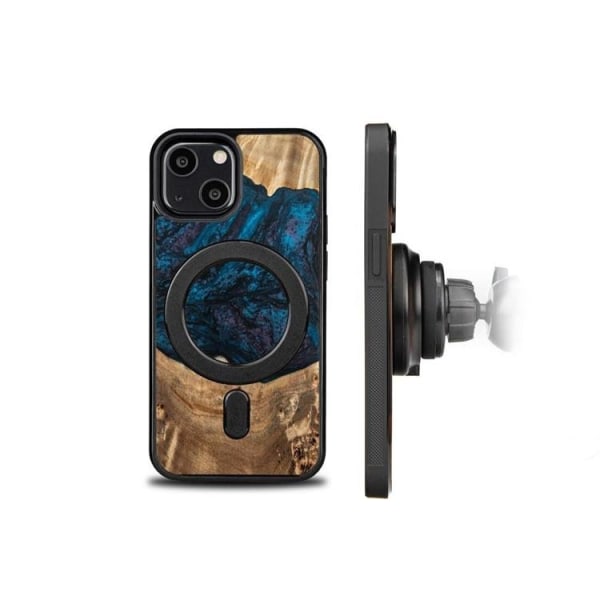 Bewood iPhone 13 Mini mobiltaske Magsafe Unique Neptune - Navy