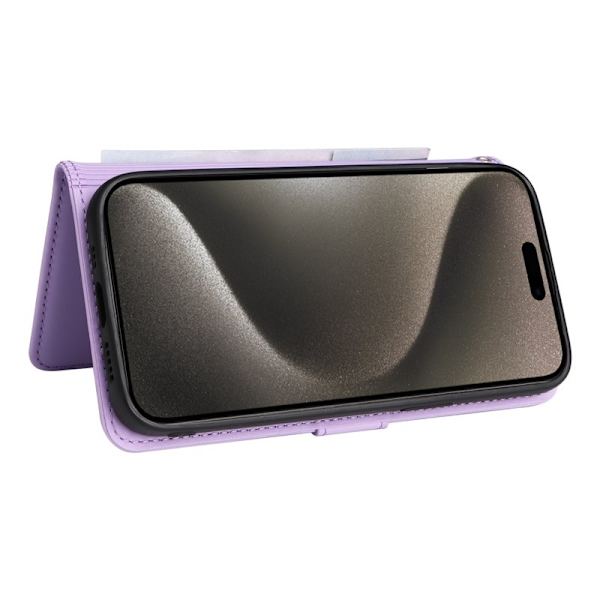 BETOPNICE iPhone 15 Pro Max Plånboksfodral - Avtagbart Konstläder - Lila