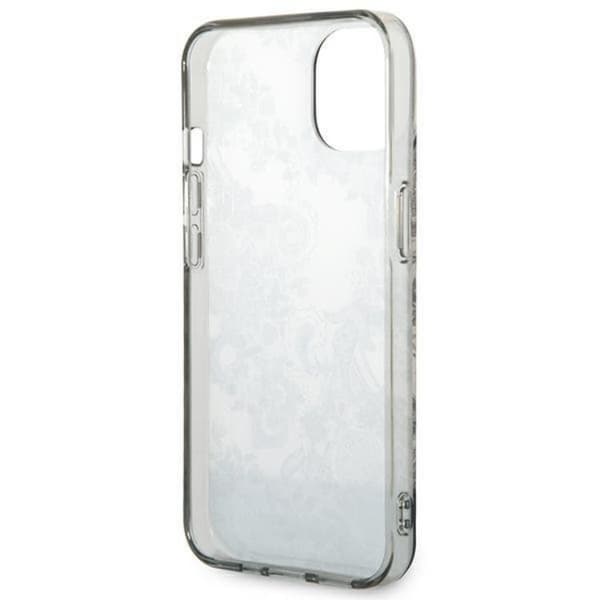GUESS iPhone 14 Plus -kuori Porcelain Collection - Harmaa Grå