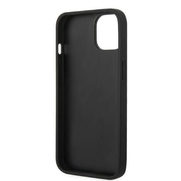 US Polo iPhone 14 Plus -kotelo nahkaompeleella - tummansininen Blå
