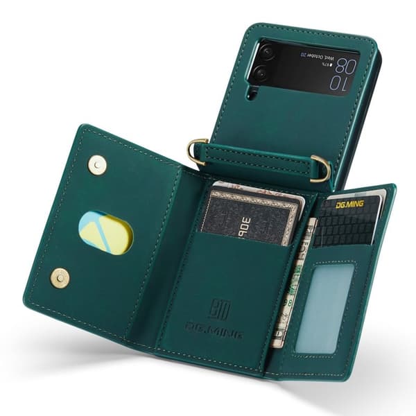 DG.MING M2 Series Mobilskal till Samsung Galaxy Z Flip4 Grön