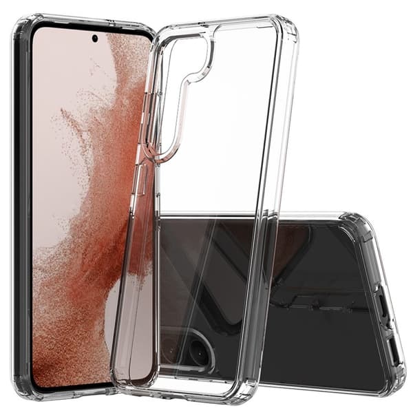 Galaxy S23 Plus -puhelinkotelo kellastumaton - läpinäkyvä Transparent
