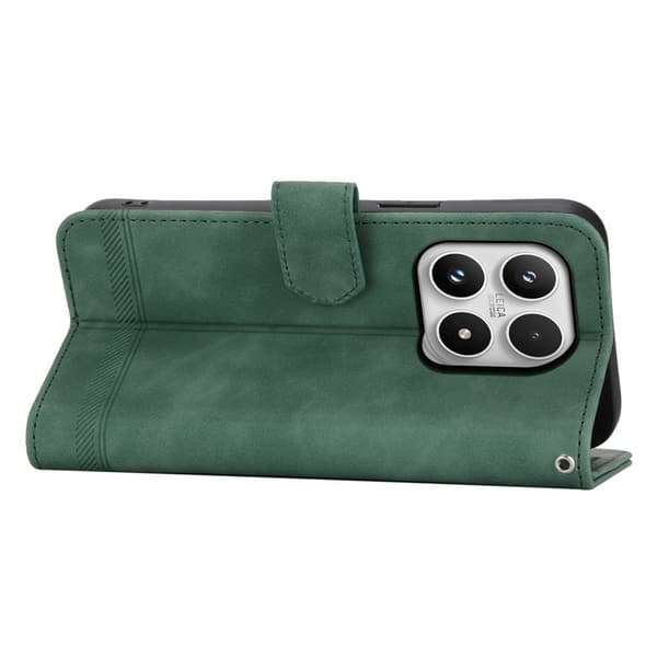 DIERFENG DF-03 för Xiaomi 17 Plånboksfodral Konstläder - Grön