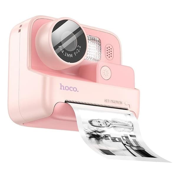 Hoco Barn Digitalkamera Med Skrivare DV200 - Rosa Rosa