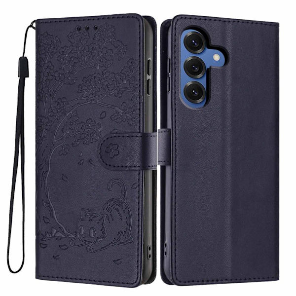 Plånboksfodral för Samsung Galaxy S26 Plus Ställfunktion Konstläder - Blå