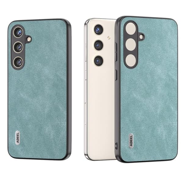 ABEEL Mobilskal till Samsung Galaxy S24 Scratch-proof PU Läder - Blå