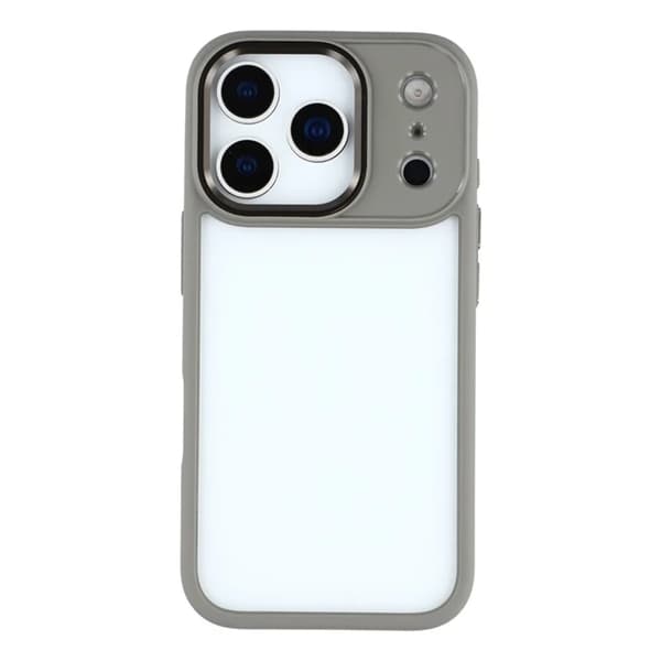 FULEXIN Mobilskal till iPhone 17 Pro Crystal Clear + TPU - Titangrå Grå