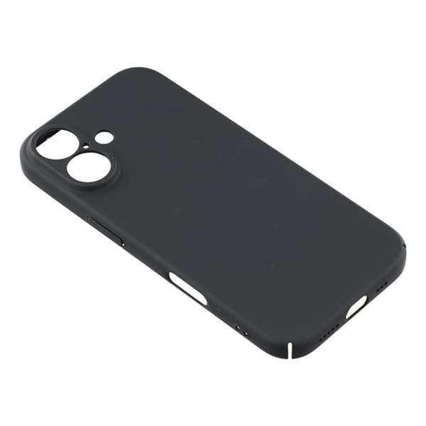 Mobilskal till iPhone 17 Skin-Touch Rubberized Hard PC - Svart Svart
