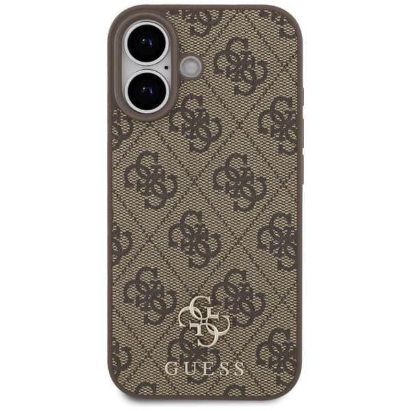 Guess Mobilskal till iPhone 17 MagSafe 4G Small Classic Logo - Brun Brun