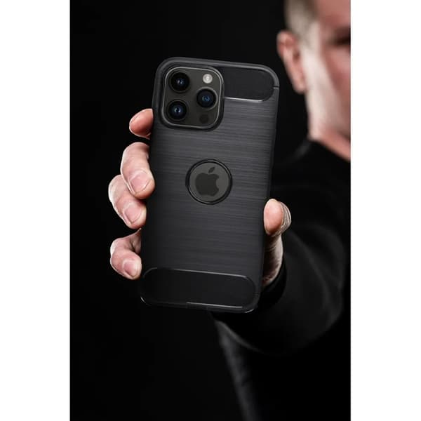 Telefontaske til iPhone 17 Pro Carbon - Sort