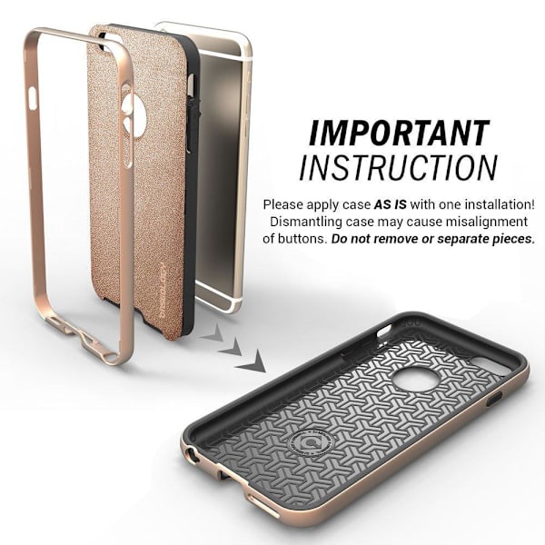 Caseology Bumper Frame Skal till Apple iPhone 6(S) Plus - Guld Gul