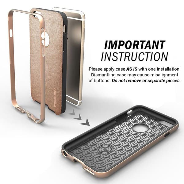 Caseology Bumper Frame Skal till Apple iPhone 6(S) Plus - Guld Yellow