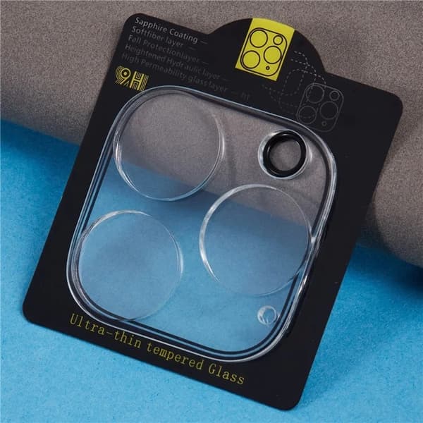 iPhone 16 Pro Kameralinsskydd Härdat glas - Clear Transparent