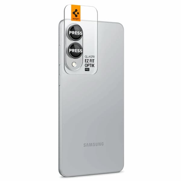 Spigen [2-Pack] Galaxy S25 Edge Kameralinsskydd Härdat glas EZ Fit