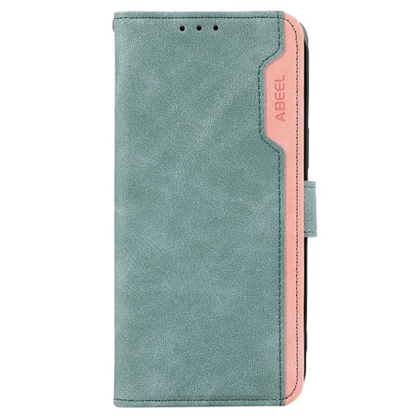 ABEEL iPhone 14 Plånboksfodral RFID-Skydd Konstläder Flip Cover - Blå