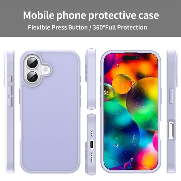 Mobilskal till iPhone 17 Skin Touch Matte - Lila Lila
