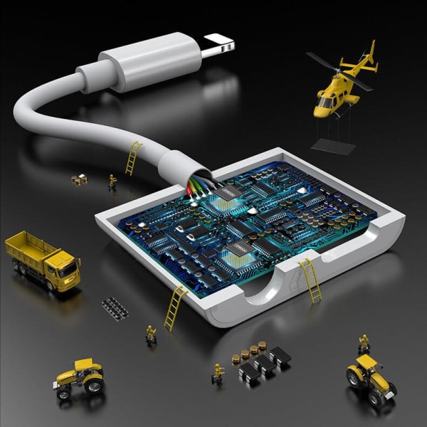 Joyroom Lightning - 2x Lightning headphone adapter Vit Vit
