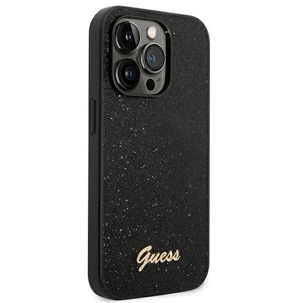 Guess telefontaske til iPhone 14 Pro MagSafe Glitter Script