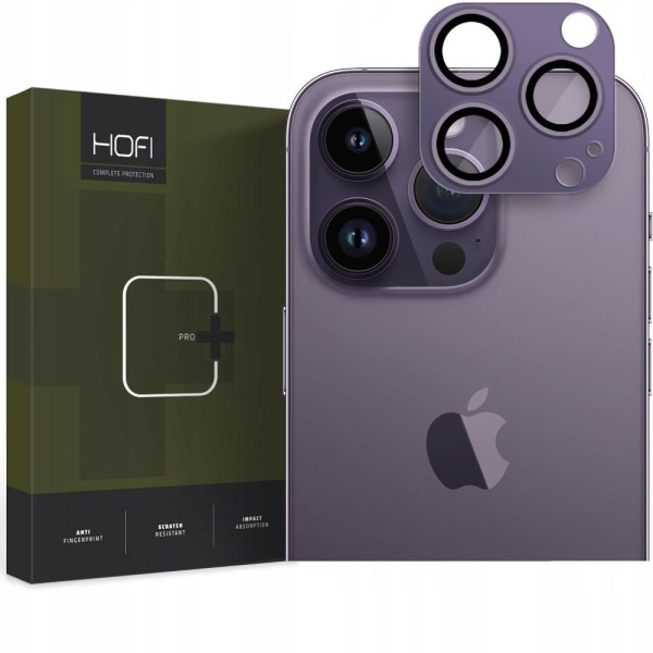 HOFI iPhone 14 Pro/14 Pro Max kamera linsecover i hærdet glas fuld