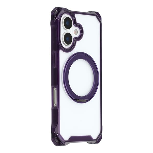 Mobilskal till iPhone 17 MagSafe Ring Kickstand - Lila Lila