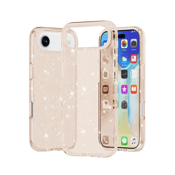 AMORUS Mobilskal till iPhone Air Shockproof - GlitterGuld Guld