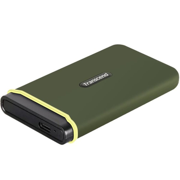Transcend Bærbar SSD USB-C 1TB - Militærgrøn