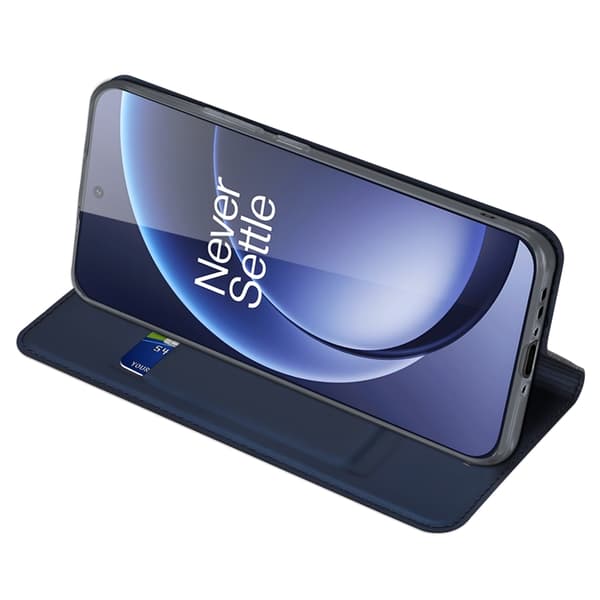 DUX DUCIS Skin Pro OnePlus 15 5G Plånboksfodral KonstLäder Konstläder Blå