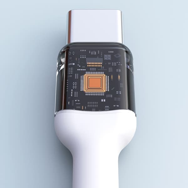 Dudao USB-C till USB-C kabel 240W 2m L9C Max - Vit Vit