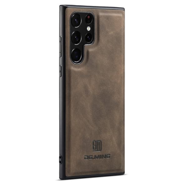 DG.Ming Mobilskal för Samsung Galaxy S26 Ultra Konstläder PC + TPU - Kaffe