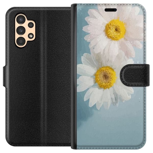Pung Taske til Samsung Galaxy A13 med sommerblomster