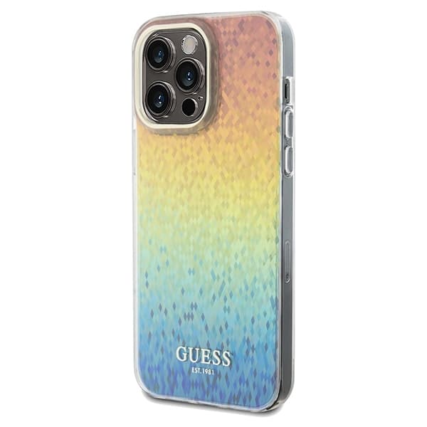 Guess Mobilskal till iPhone 13 Pro/13 MagSafe Faceted Mirror - Silver