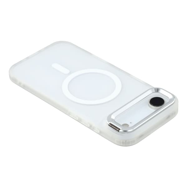 Mobilskal till iPhone Air MagSafe Lins Kickstand - Transparent Vit Vit