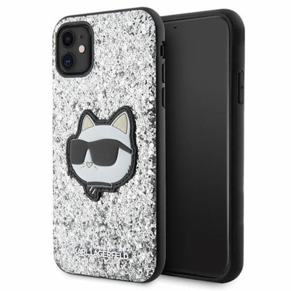 Karl Lagerfeld iPhone 11/XR Mobilskal Glitter Choupette Patch