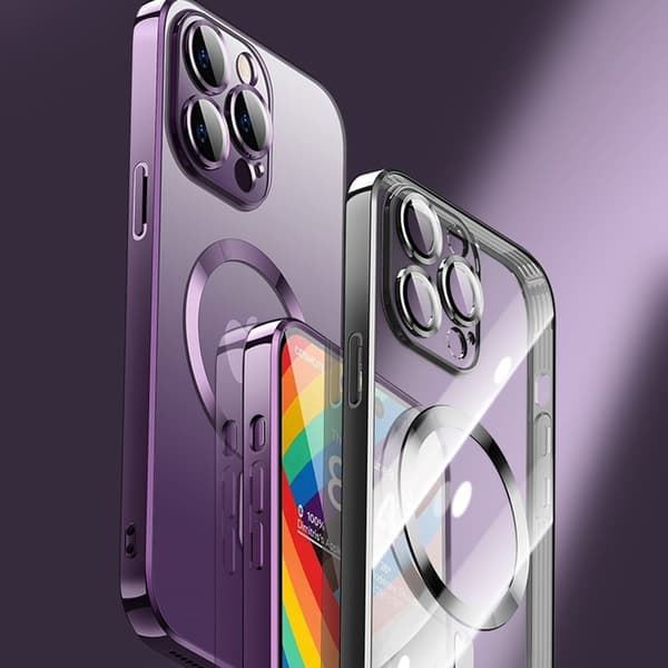 X-LEVEL Mobilskal till iPhone 15 Pro Max TPU MagSafe Lila