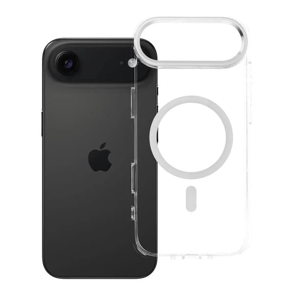 Telefontaske til iPhone Air MagSafe Frame Clear Hybrid - Klar Transparent