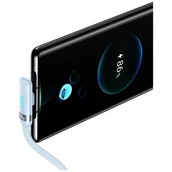 USAMS USB-C til USB-C 100W Kabel 120cm US-SJ653 Blå