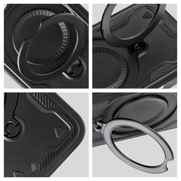 Telefontaske til iPhone 16 Plus Frost Armor - Sort Black