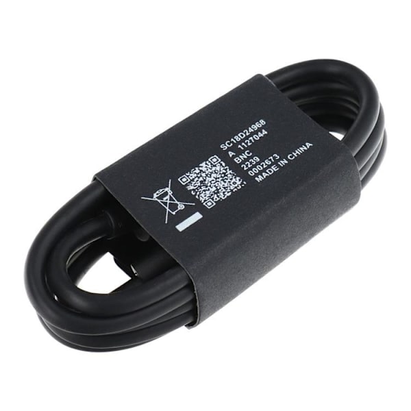 MOTOROLA USB-C Til USB-C 6.5A Kabel 1m Bulk - Sort Black