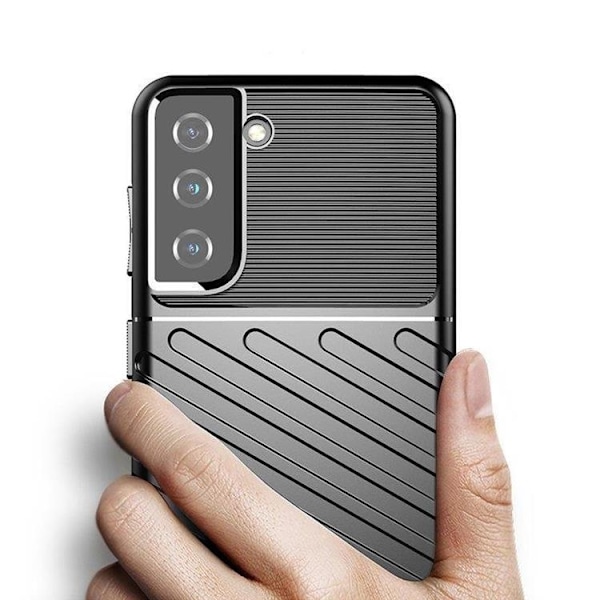 Galaxy S23 Skal Thunder Armor Silicone - Blå