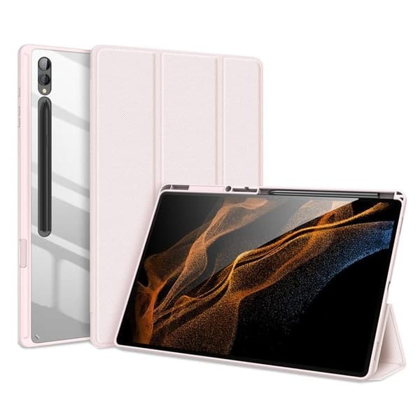 Dux Ducis Galaxy Tab S9 Ultra -kotelo Toby - Pinkki Rosa