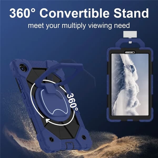 Lenovo Tab K9 Mobilskal Silikon Kickstand Blå