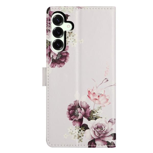 Samsung Galaxy A57 Plånboksfodral Konstläder - Cross Rosa