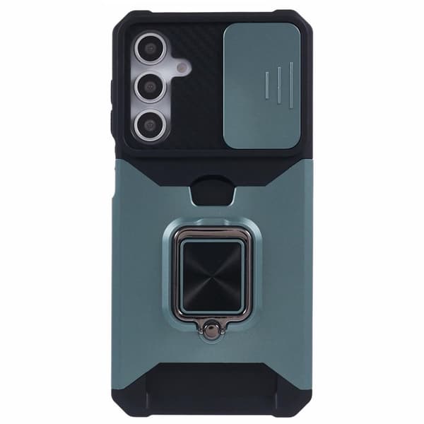Mobilskal för Samsung Galaxy S26 Plus Kickstand PC + TPU - Svartgrön