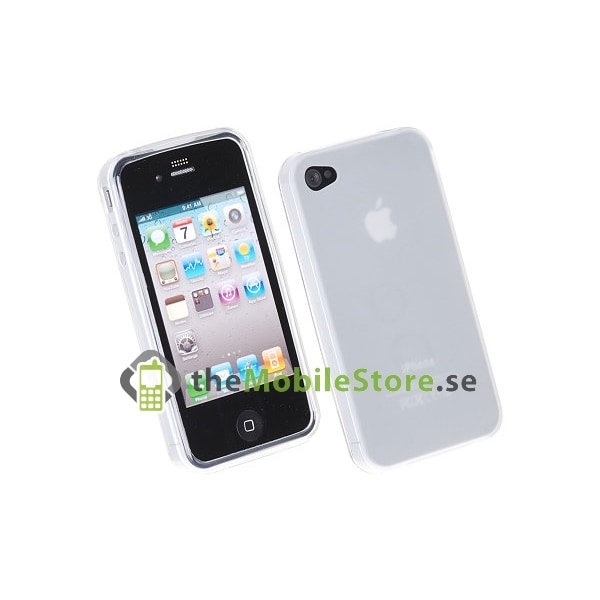 FlexiCase Skal till iPhone 4 (Cloud White) Vit
