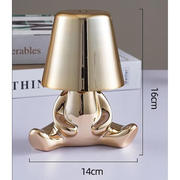 Sengebordlampe GOLD MAN Seat (model 7) MLTL Guld