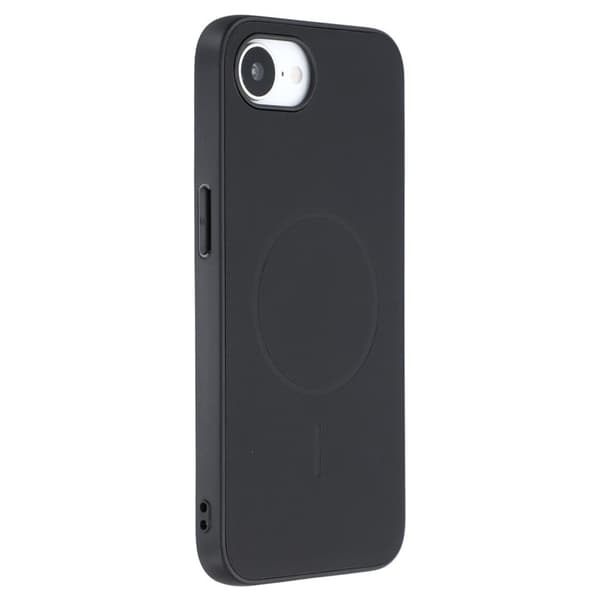 X-LEVEL Mobilskal till iPhone 16e MagSafe PC TPU PU Telefon- Svart