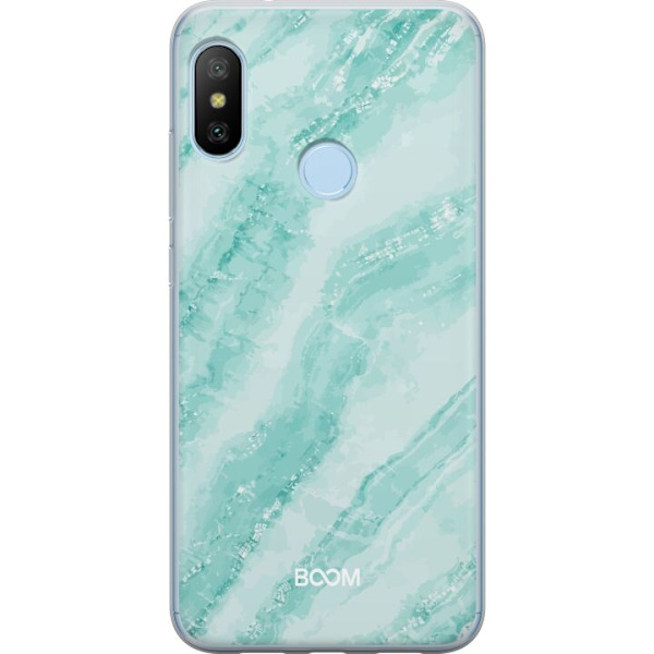 Mobilcover til Xiaomi Mi A2 Lite med Mint Marble